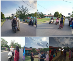 Hari ke 2 kegiatan berbagi takjil yang dilakukan siswa SMAN 1 Lingga bersama Bapak/Ibu guru Koordinator dan Fasilitator Kokurikuler