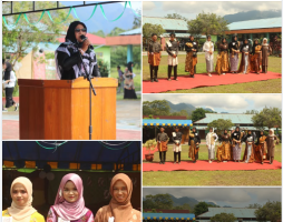 Siswa SMA 1Lingga memeriahkan hari kartini dengan perlombaan
